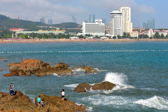 海边城市 青岛