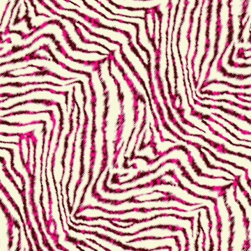 数码印花抽象图虎皮豹纹几何图案