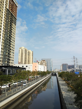 城市河道风景