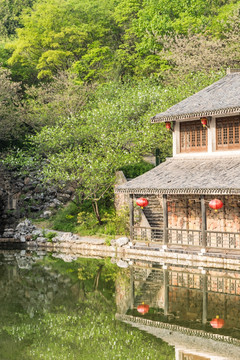 阳山碑材景区明文化村