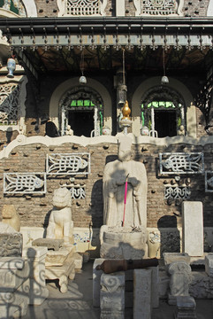 天津疙瘩楼 石刻文物 石雕石像