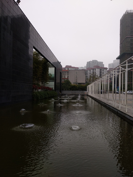 简牍博物馆水池