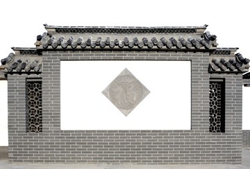古建筑影壁