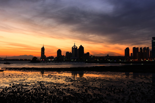 青岛夜景 城市夜景