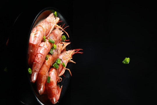 深海红虾