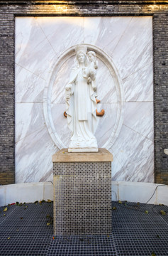 圣母玛利亚雕像 教堂塑像