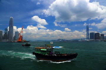 香港维多利亚港城市风光