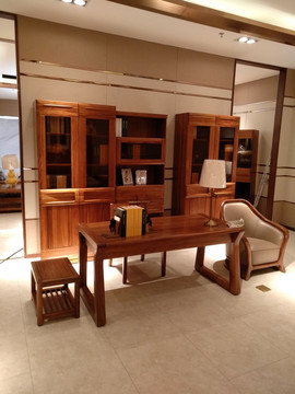 木质书柜 书桌