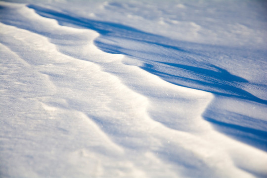 冰河雪痕