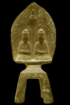 释迦多宝佛铜像 北魏时期