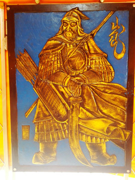 蒙古族勇士塑像