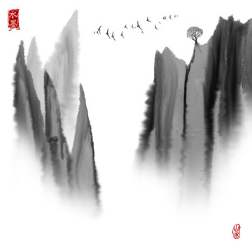 山水画