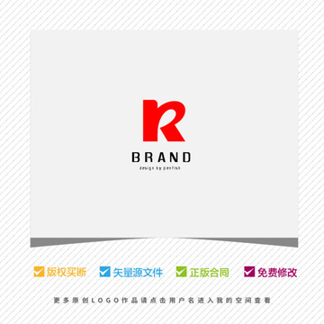 字母KR RK logo设计