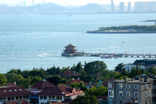 青岛 栈桥 海湾