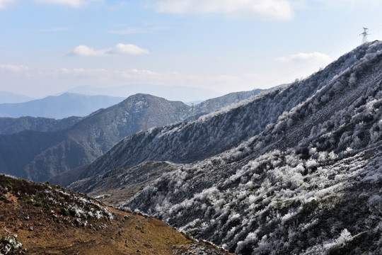 雪山 自然风光