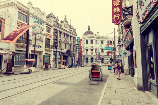 老上海旧上海街景