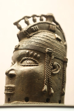 尼日利亚国礼青铜头像