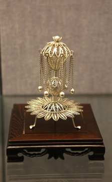 孟加拉国礼银掐丝香薰