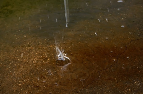 雨滴 涟漪