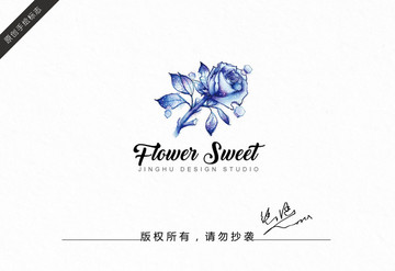 玫瑰花logo