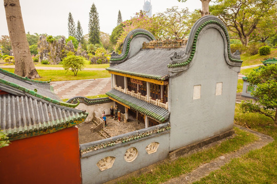 佛山祖庙 微缩景观