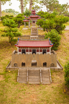 福建妈祖庙 古建筑模型