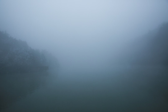 大明山雾景