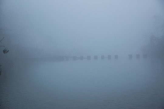 大明山雾景