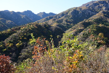 怀柔山区景色