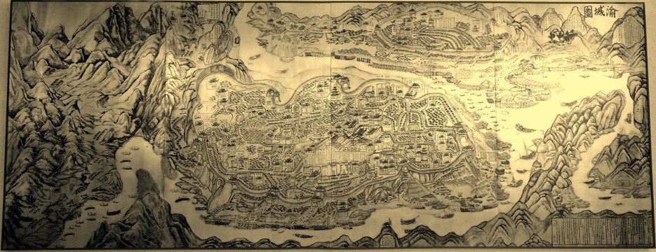 老重庆地图