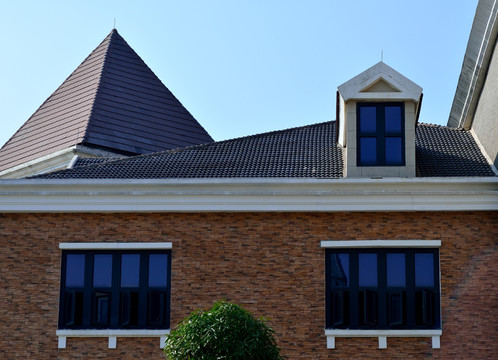 欧式建筑屋顶