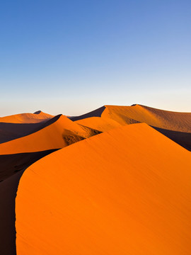 无人沙漠 沙漠黄昏 西北大漠