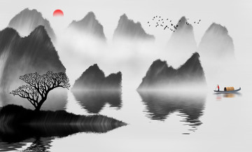 水墨画