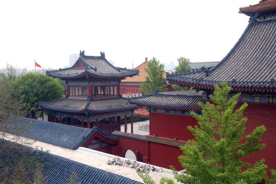 院落 寺院 仿古建筑