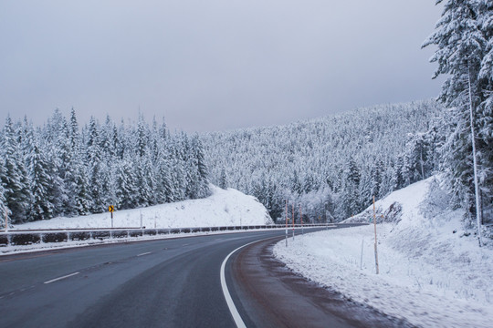 雪地高速路
