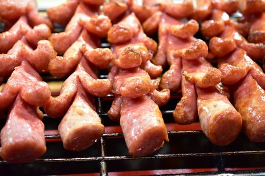 烤肠 香肠 烧烤 肉肠 火腿