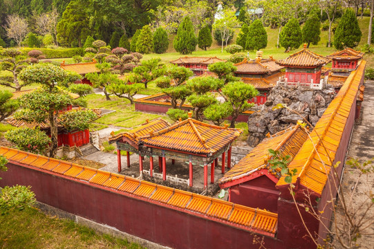 北京故宫御花园 宫殿模型