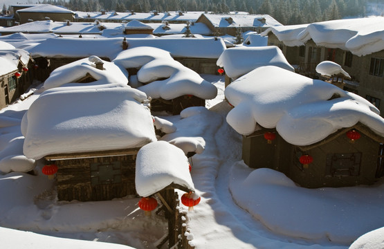中国雪乡 雪蘑菇