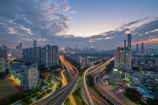 深圳全景夜景