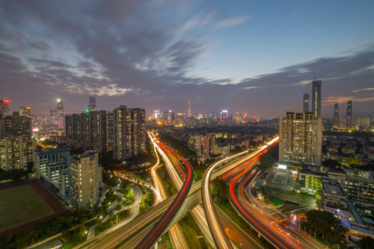 深圳全景夜景