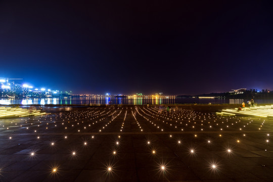 天府新区兴隆湖夜景