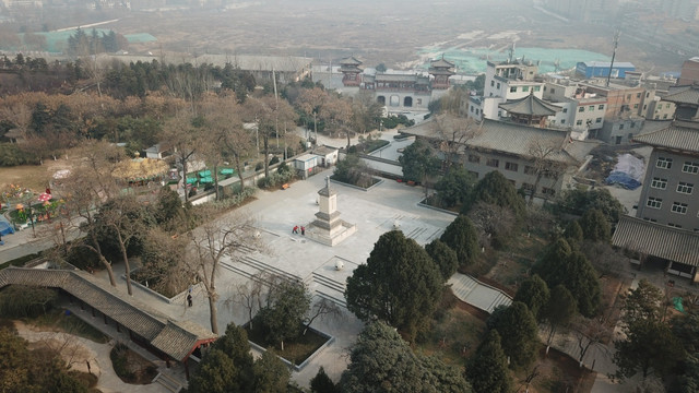 航拍乐游原青龙寺