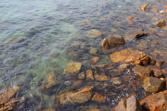 海滩 礁石 海岸 海 自然