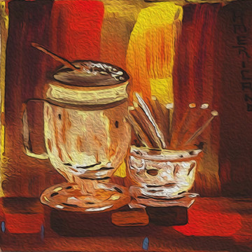 油画