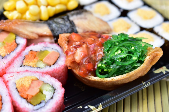 手卷 寿司 寿司拼盘 日本料