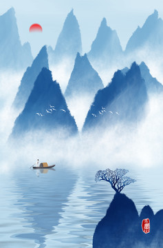 水墨画