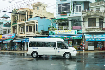 越南街景 汽车