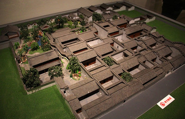江南庭院模型 南京瞻园