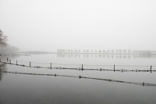 烟雨西湖 西湖 西湖景色 烟雨