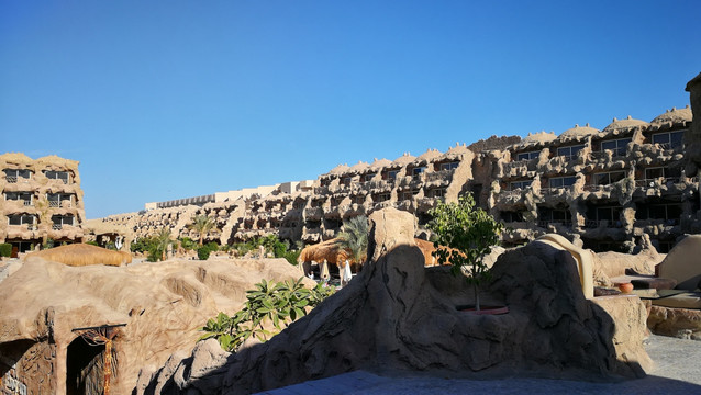 埃及的洞穴式旅馆